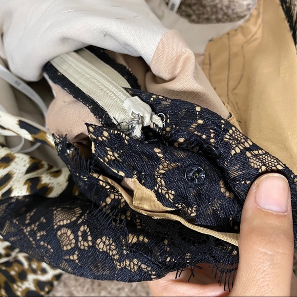 Tadashi Silk Animal Print Dress - Picture 13 of 13